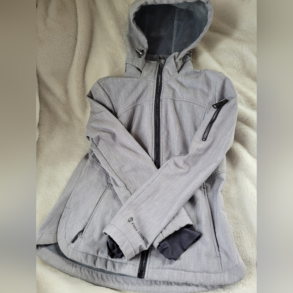 Free Country Womens Small Freecycle Super Softshell Water Resistant Jacket US